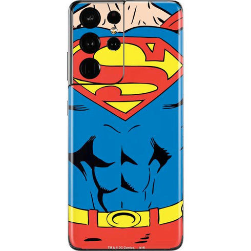 DC Comics Superman Vintage Chest Galaxy S21 Ultra 5G Skin